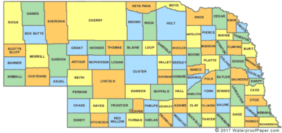 Nebraska Map